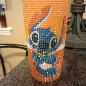 Disney Stitch Rhinestone Tumbler